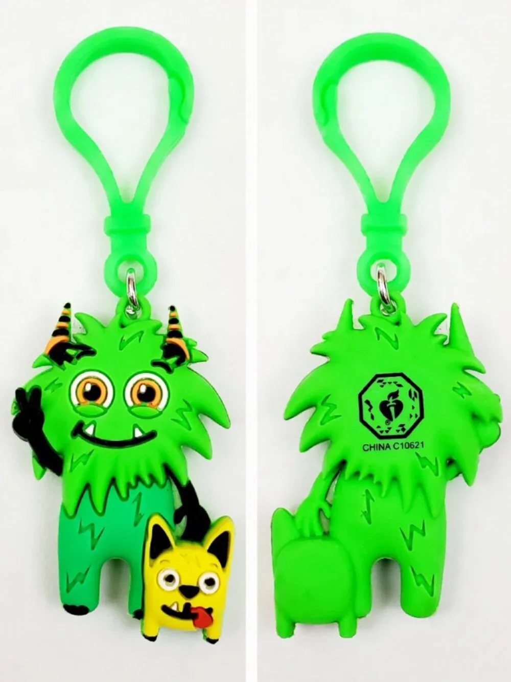 AMERICAN HEART ASSOCIATION Kids Heart Challenge Monsters & Robot Dog Keychains